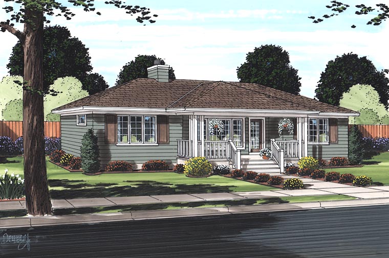  1200  Sq  Ft  House  Plans  With Wrap Around Porch  House  