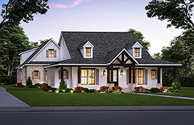 House Plan 41402 - Traditional Style with 1967 Sq Ft, 3 Bed, 2 Bath, 1 ...