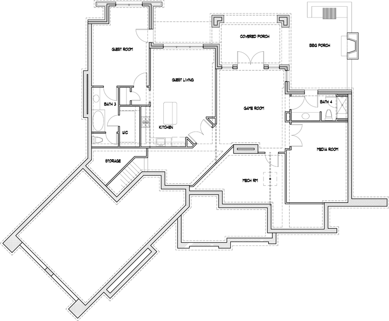 House Plan 65867 - Tuscan Style with 1848 Sq Ft, 3 Bed, 2 Bath
